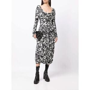 NWT Stella Mccartney graphic-print jersey‎ dress
